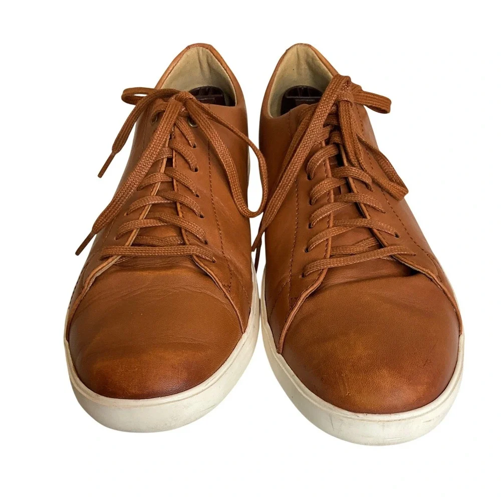 Cole Haan Leather Grand Cross Court II Sneaker Brown Comfort Preppy Casual 12